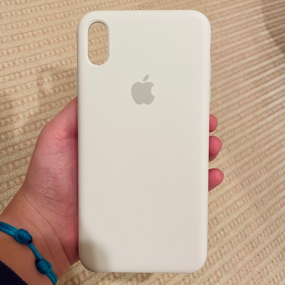 Apple iPhone XS Max Silicone Case in White